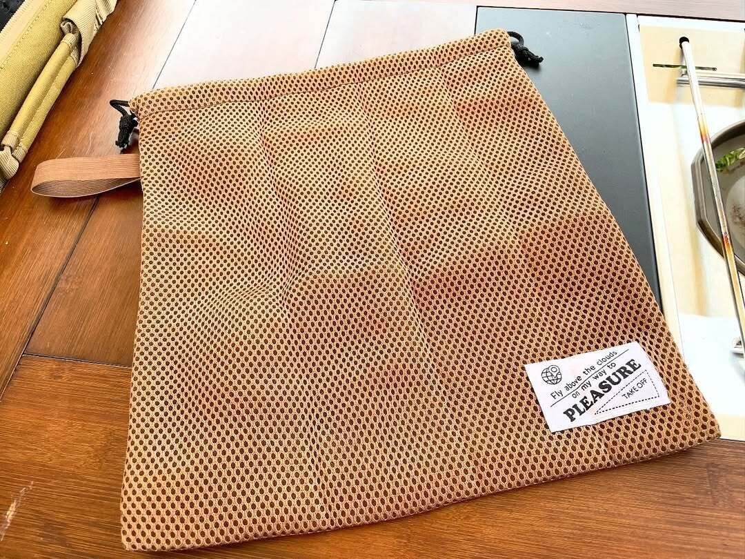 【ダイソー】洗濯ネットなのに優秀！「旅する洗濯洗濯ネット」がギア収納に便利