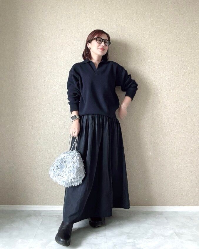 ユニクロ　ボリュームギャザースカート