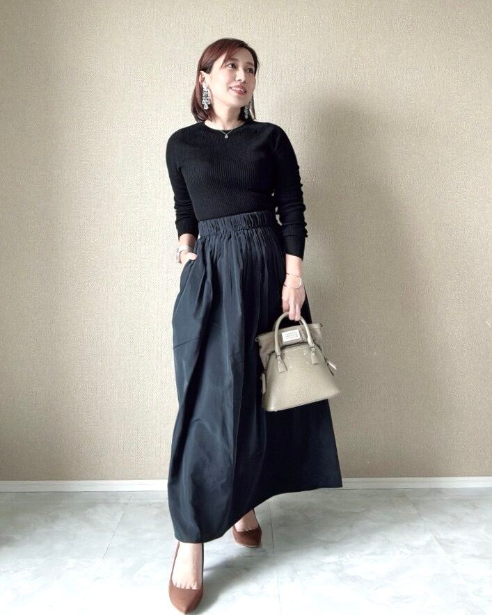 ボリュームギャザースカート　ユニクロ