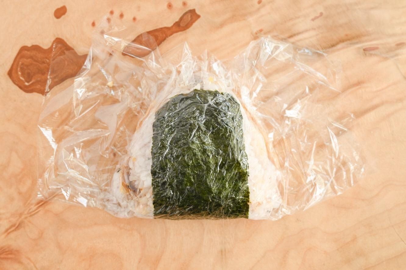 完成したおにぎり