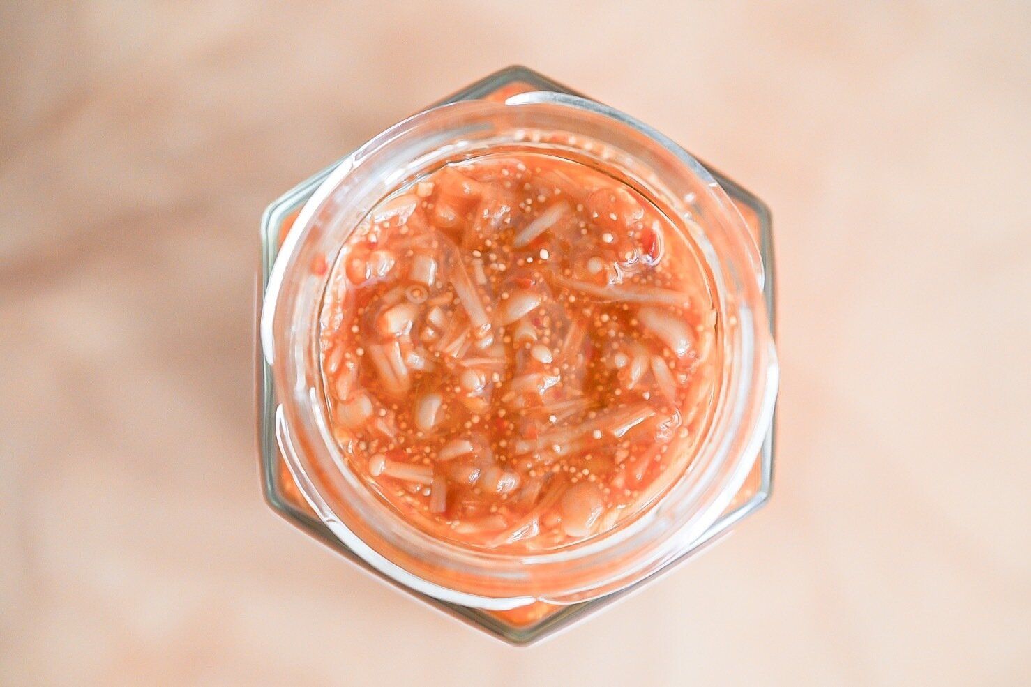 瓶に入った明太子なめ茸