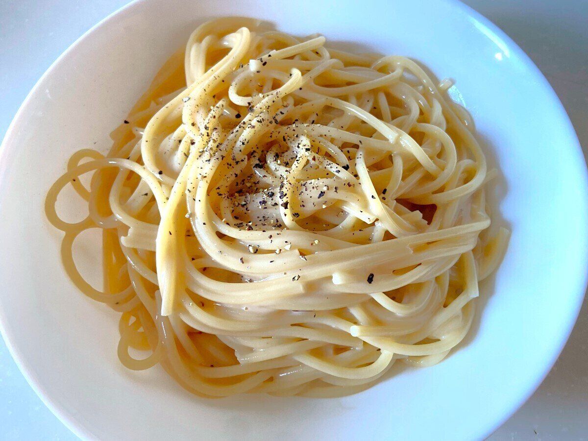 盛りつけたところ