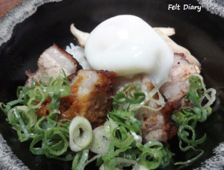 電子レンジで豚バラチャーシュー丼