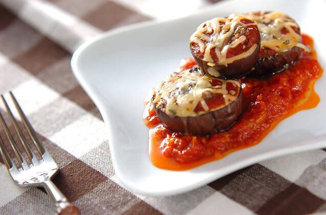 ナスとチーズのオーブン焼き