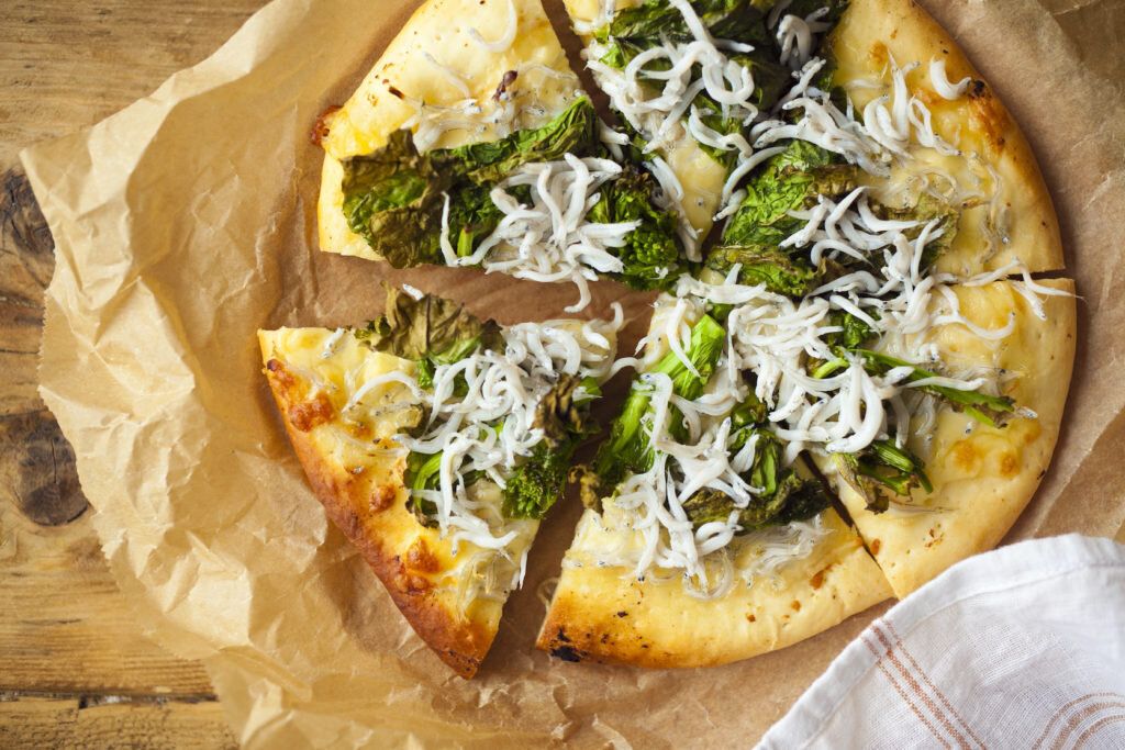 かんたんしらすピザ