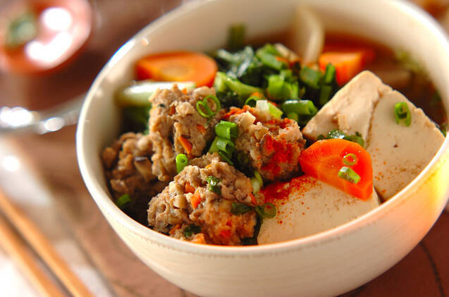 肉団子と野菜の煮物
