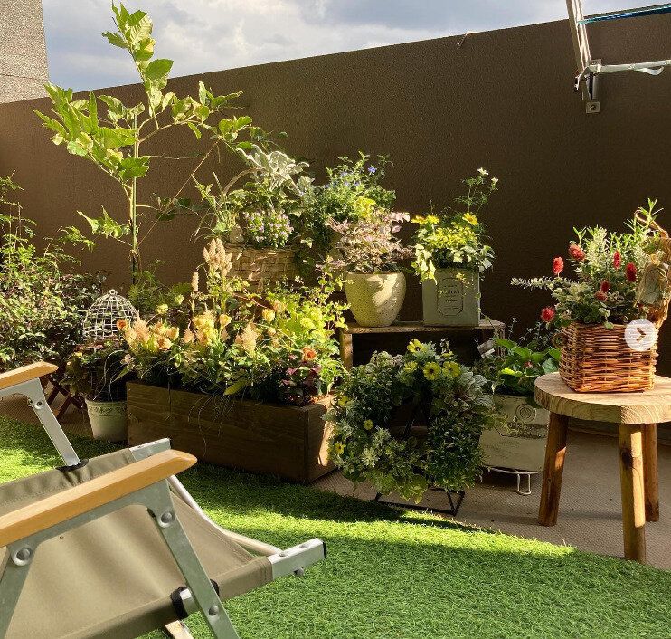 人工芝で機能性とデザイン性をアップ