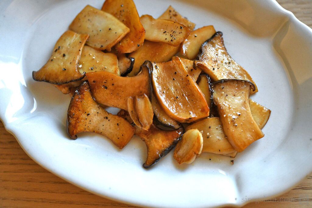 エリンギのガーリック炒めのレシピ