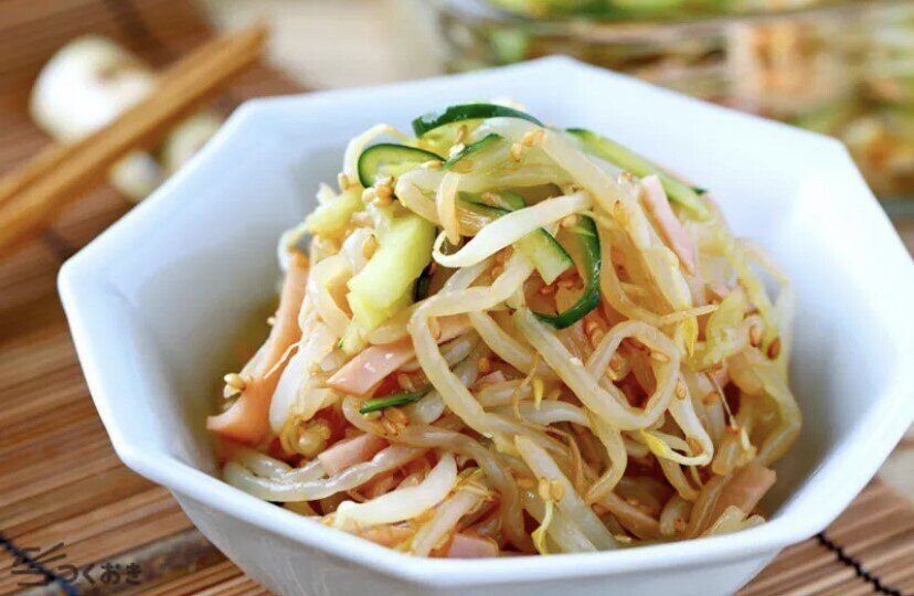 もやしときゅうりの中華サラダ