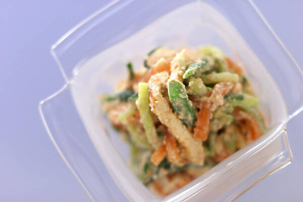 キュウリのゴマ白酢和え