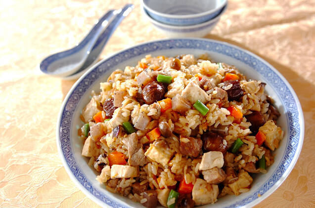 豆腐入り中華おこわ