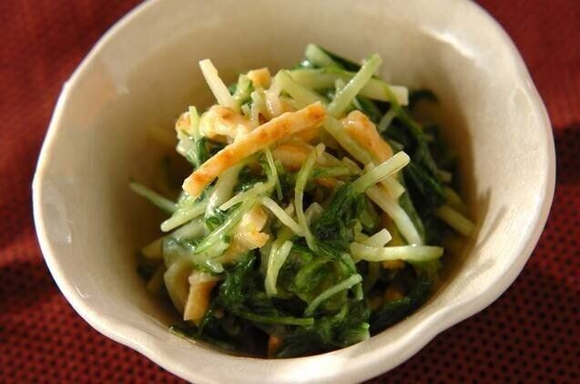 水菜の酢みそ和え