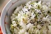 水菜漬け物ご飯