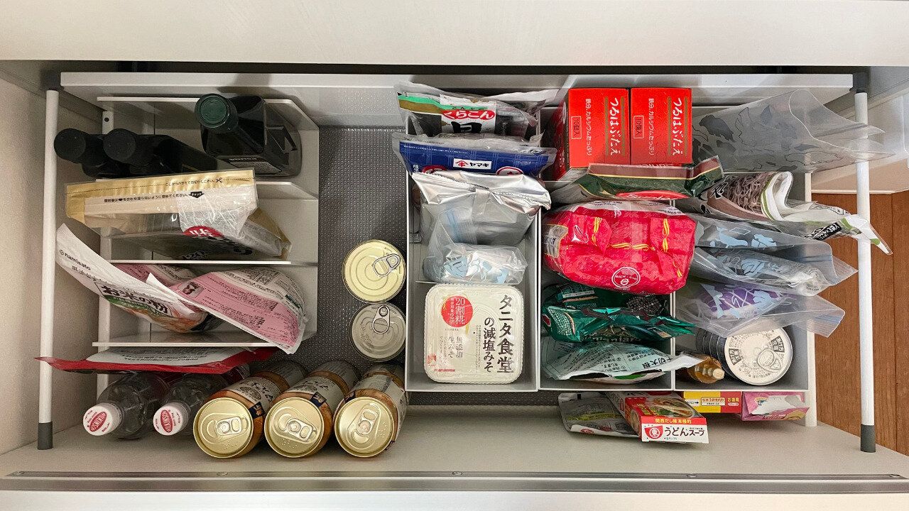 我が家の主な食品ストック