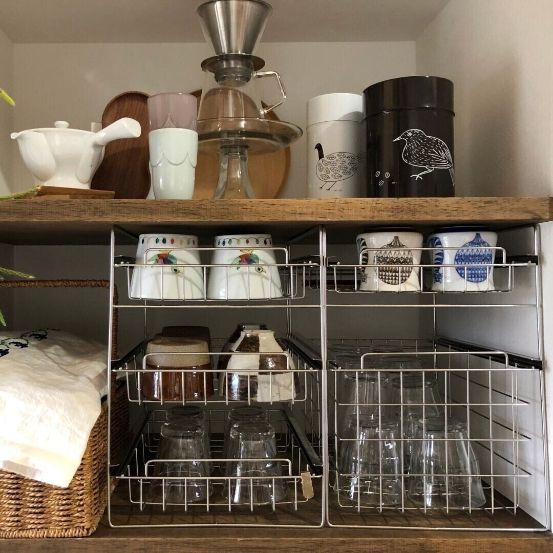 マグカップの収納に！ステンレス製でおしゃれ