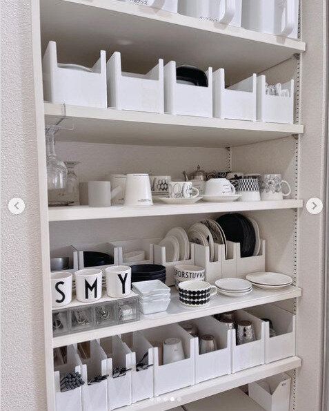 カインズのskittoシリーズが食器棚整理に大活躍