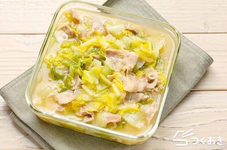 豚バラ白菜のしょうがあん(豚肉薄切り)