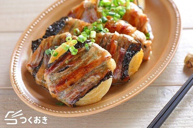 新たまねぎの豚肉巻きバター醤油味(豚肉薄切り)