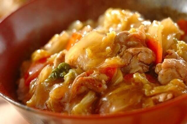 和風あんかけ丼(豚肉薄切り)