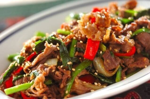 ニラを使った旨辛プルコギ