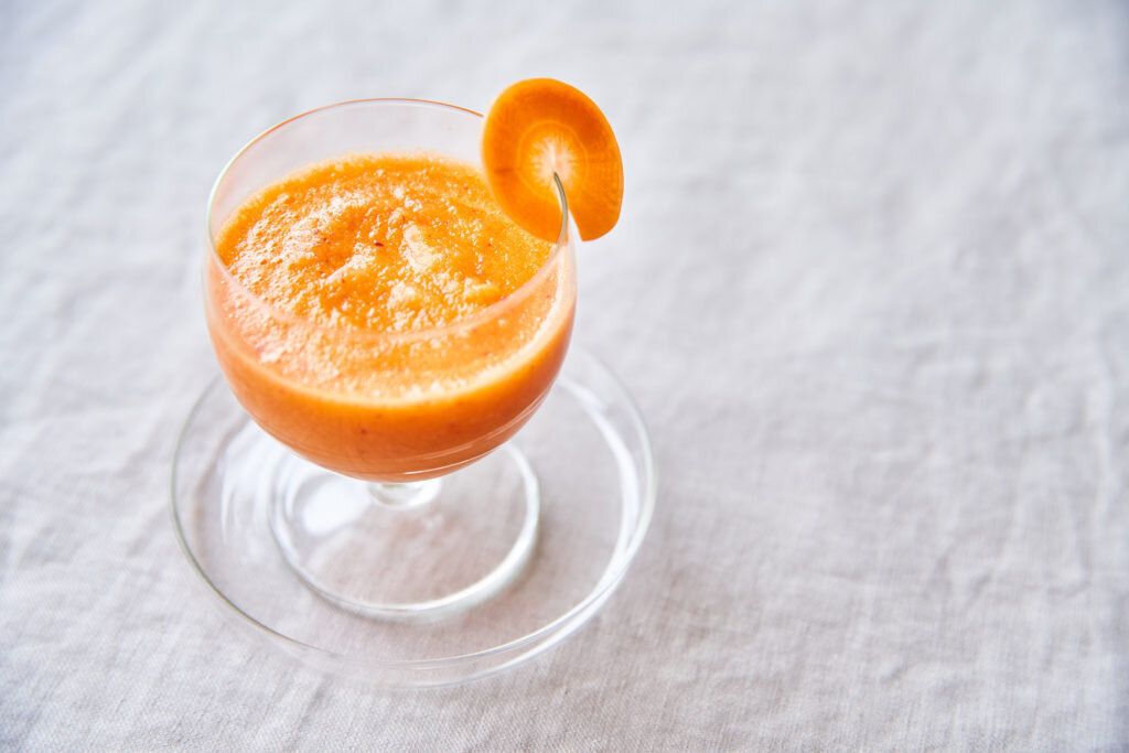 たっぷりにんじんと生姜のジュース