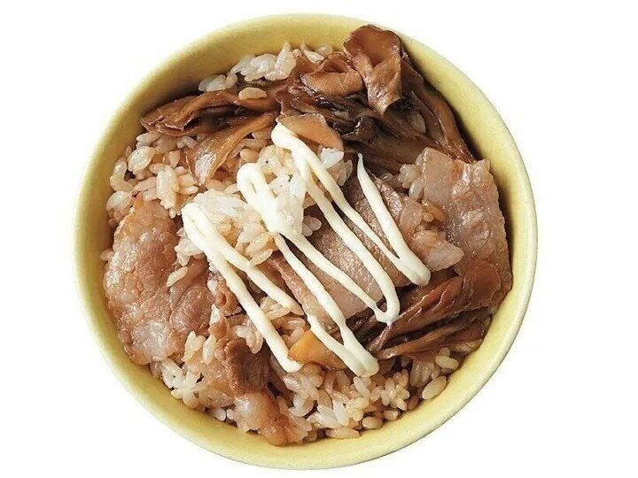 豚とまいたけのしょうが焼きご飯