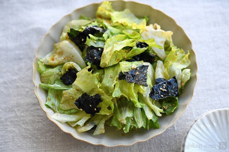 やみつきレタスサラダのレシピ