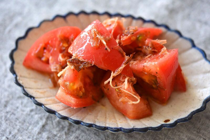 簡単トマトサラダ（和え物）