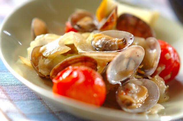 アサリのガーリック炒め