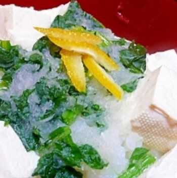 豆腐のみぞれあんかけ丼