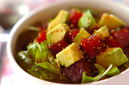 15分で完成で大満足！カフェみたいなハワイ風ポキ丼