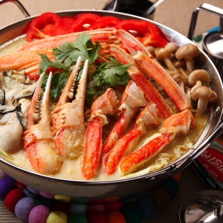 プーパッポンカリー風鍋(カニのココナッツカレー鍋)