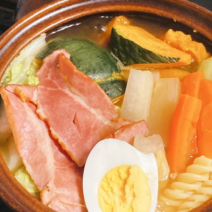 一人分☆ポトフ風コンソメ鍋