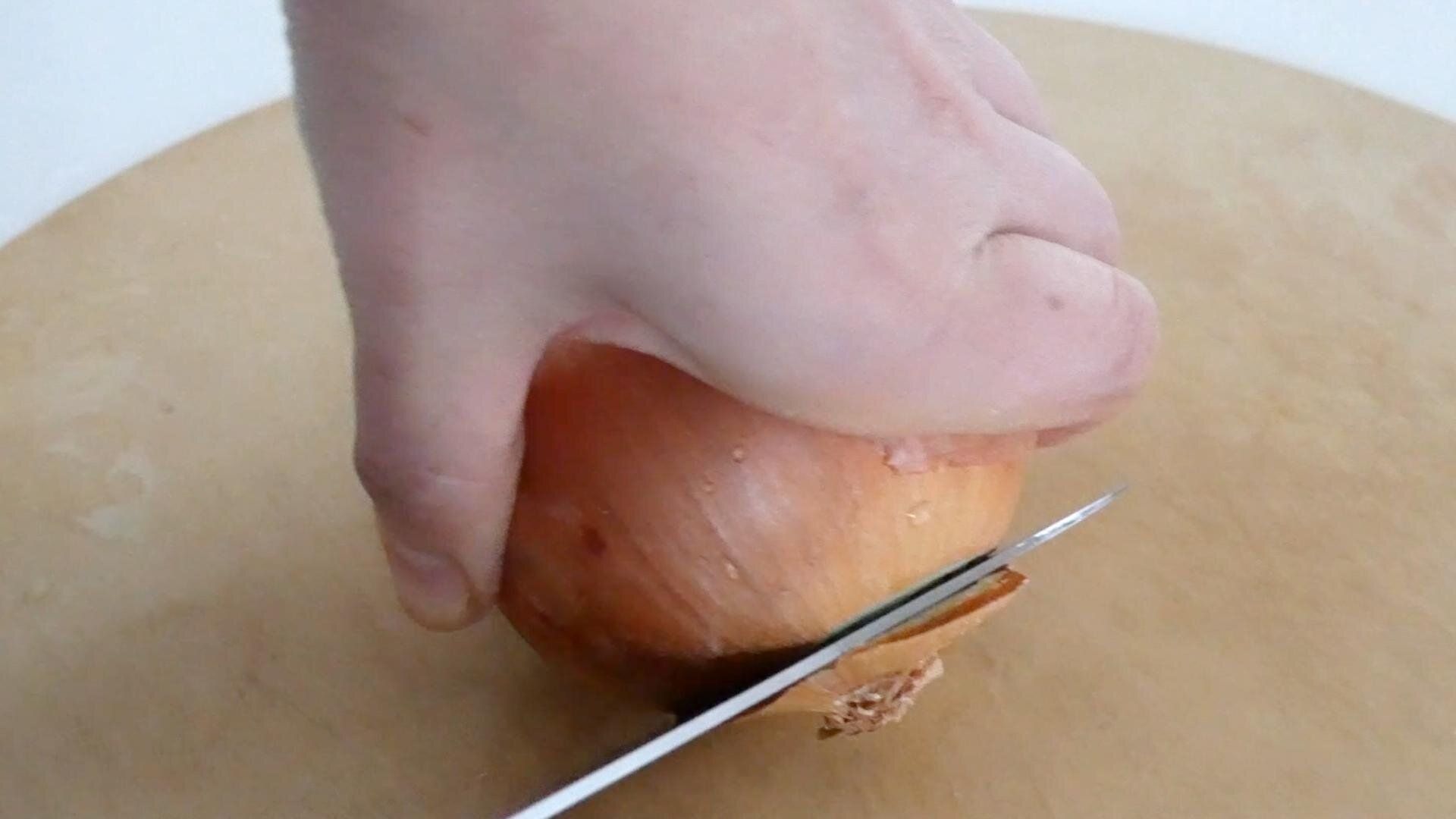 玉ねぎの皮むき