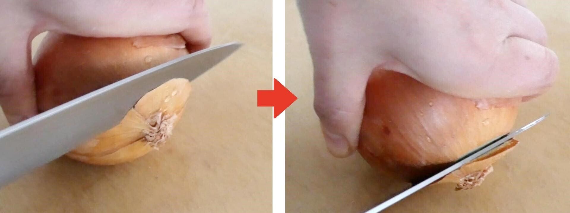 玉ねぎの皮むき