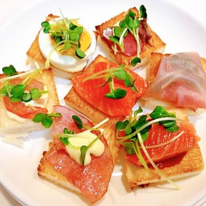 簡単おもてなし☆美味しいカナッペ レシピ・作り方