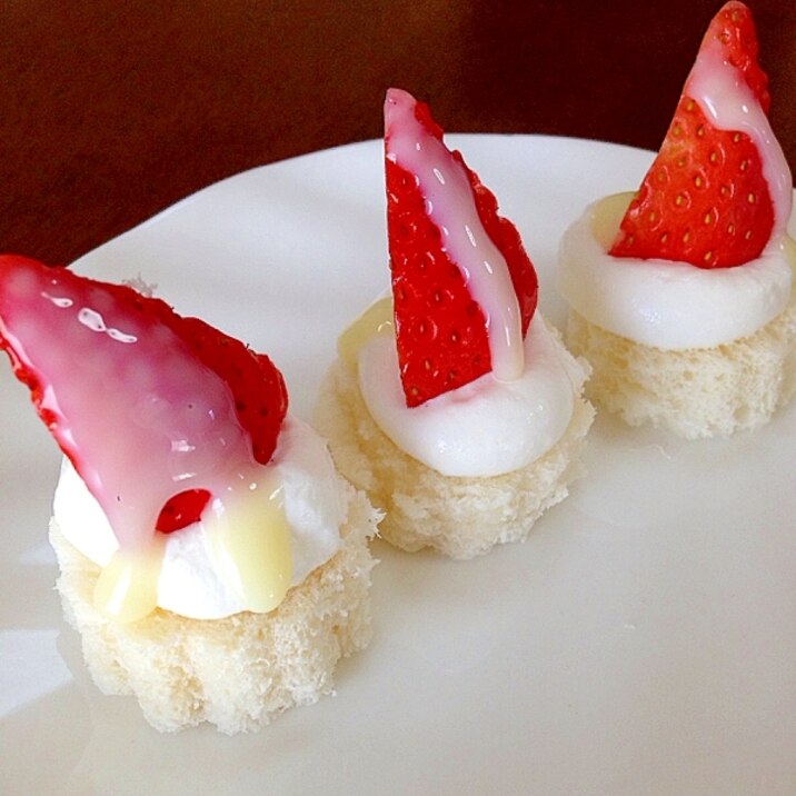 いちごカナッペ レシピ・作り方