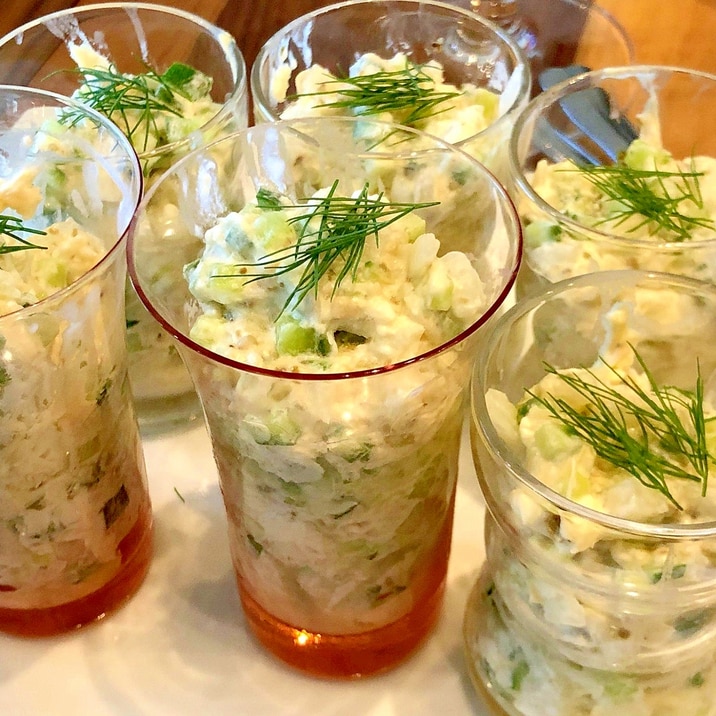 ホームパーティーの前菜に♪カクテルサラダ