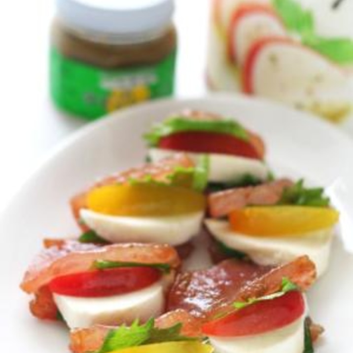 女子会に～、モッツァレラのお刺身サンド