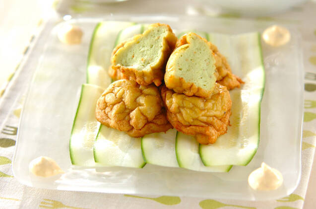 エビとアボカドのふわふわ揚げ