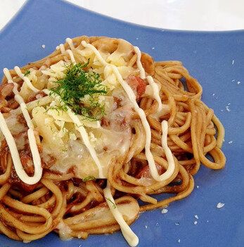 ビーフシチューリメイク☆マヨチーズシチューそば