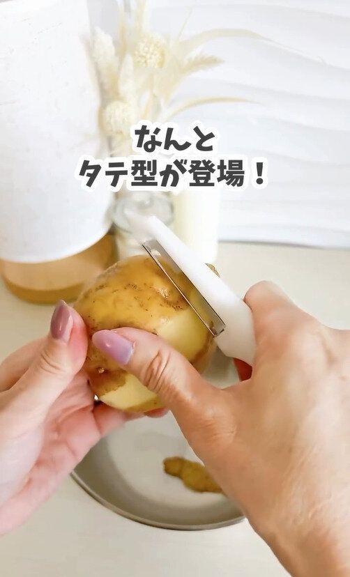 何かわかる？「たて型ピーラー（芽取り付）」