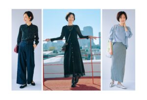 【GU】人気のチュールスカート！40代は“ちょい見せ”が正解