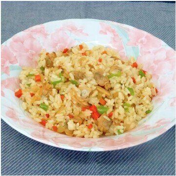 あさりのピラフ風炒めご飯