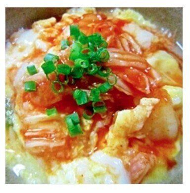リメイク☆たまごキムチ丼