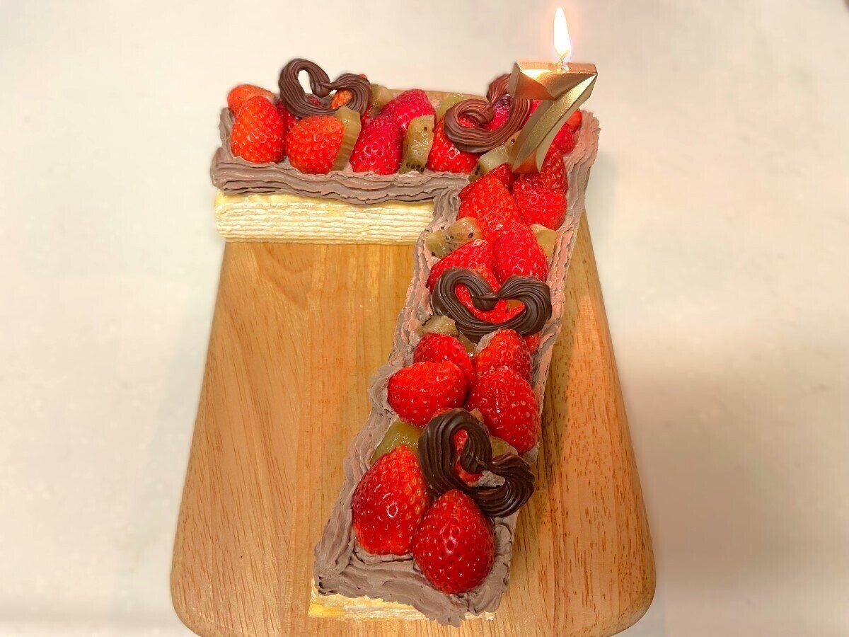 7のケーキ完成