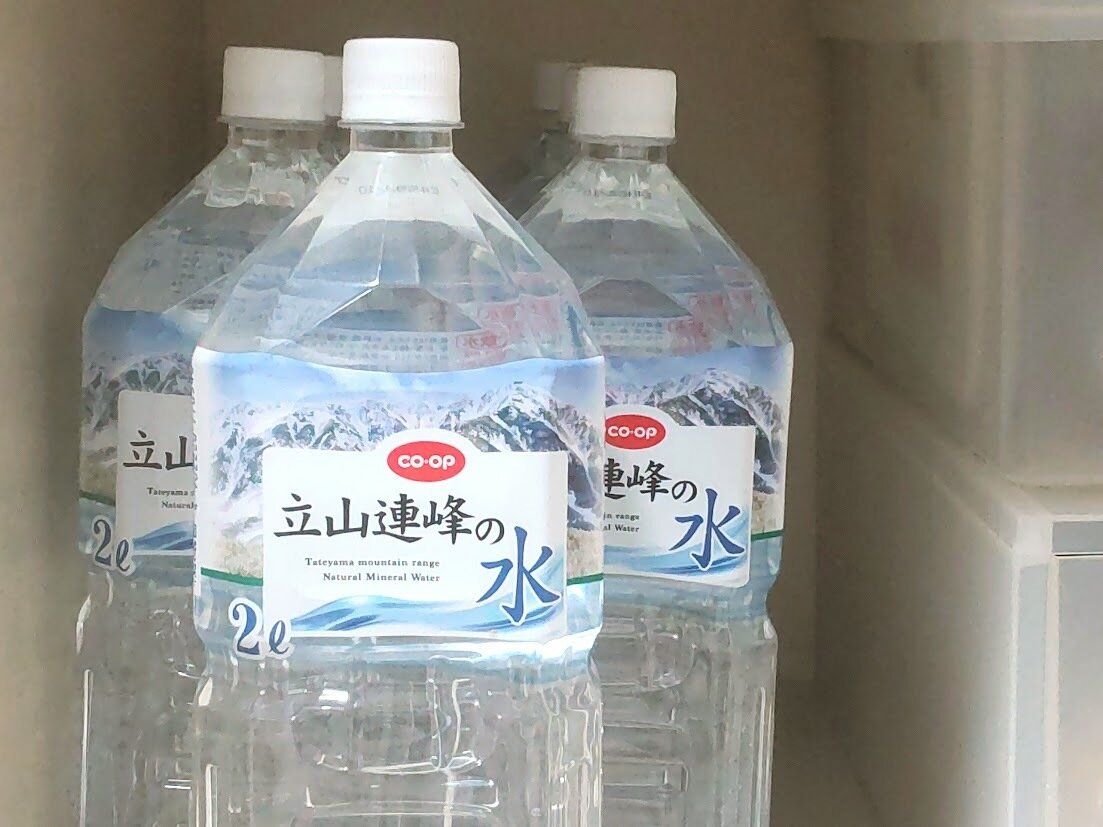 防災用のミネラルウォーター