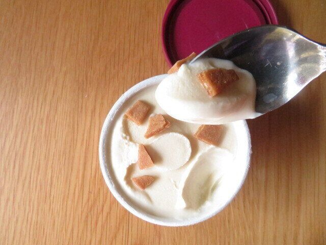 とろけるアイスと八ツ橋