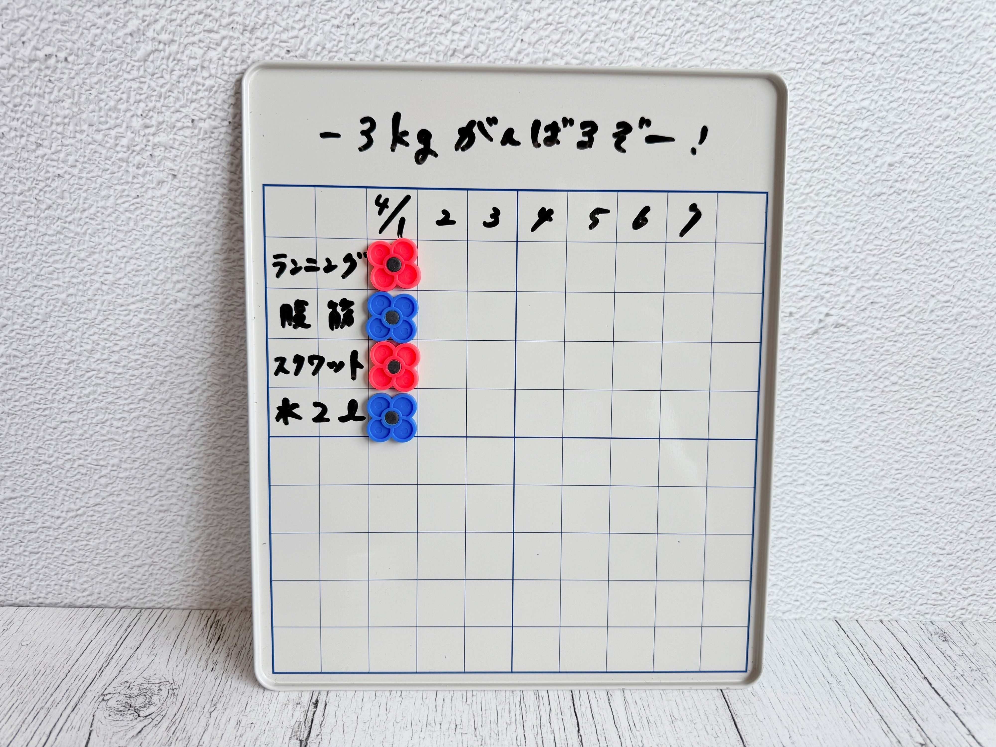 1週間チャレンジも気合いが入る！