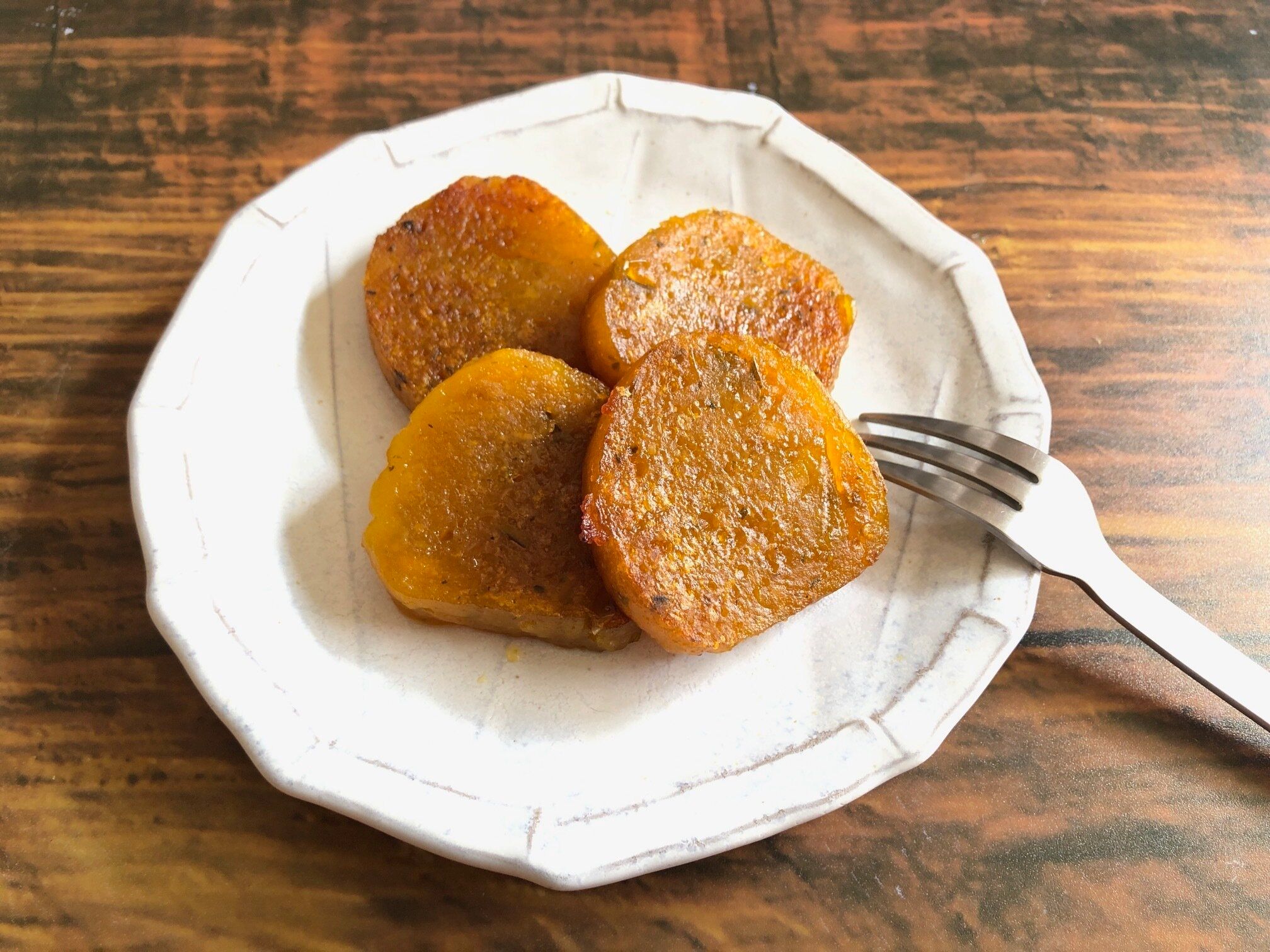 かぼちゃ団子焼き上がり